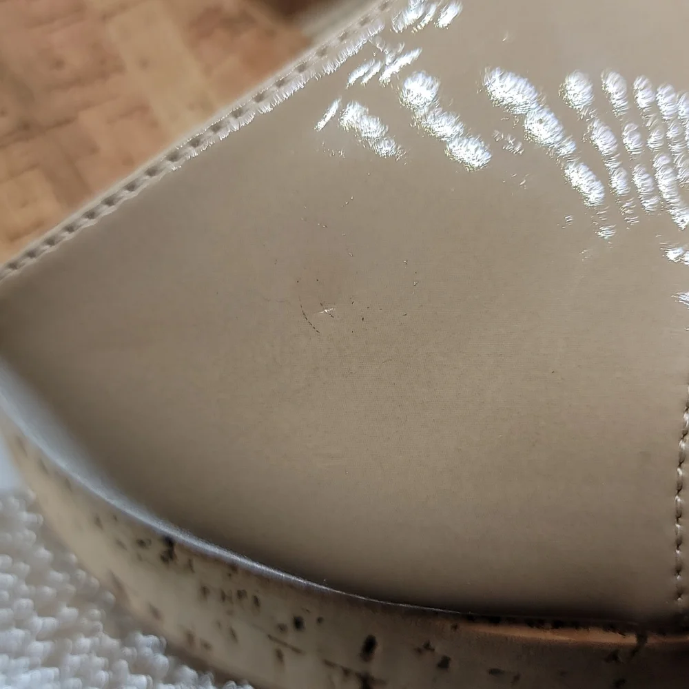 Stella McCartney patent leather/cork sandals Size 40 - Picture 8 of 12